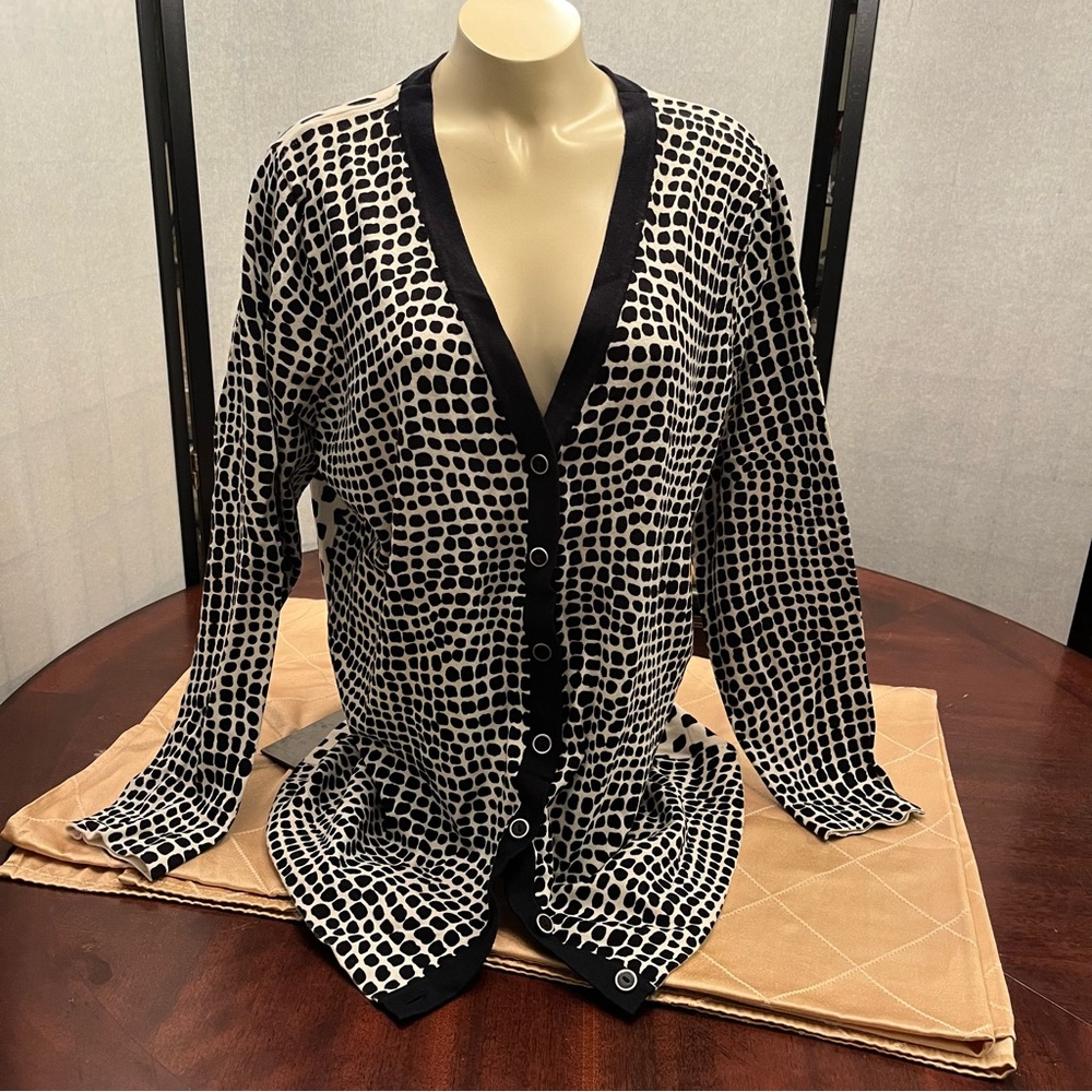 Mizrahi sweater cardigan